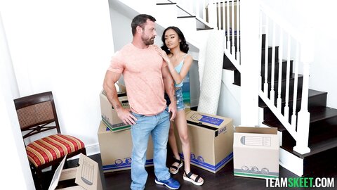 Jade Kimiko Unpacking His Big Load