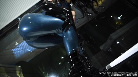 ✨气场爆棚！日本通体纹身腋顶级腋毛S女王「Youko」Of露脸性奴私拍 Sp胶衣窒息喂口水舔腋调教【第三弹】