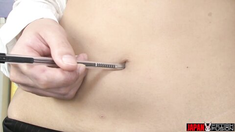 Japan Ff  Forbidden Belly Button Seduction Corporate After Hours Nave