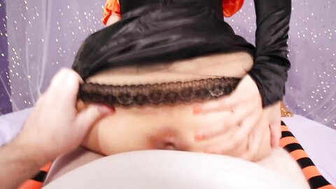 Japanese Witch Miko Kurozuki Fucked Anally
