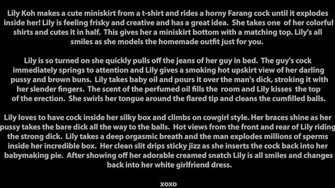 Self Made Miniskirt Reinsert Creampie