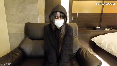 4633775 50% OFF![Amateur first time shooting]****zynxzjo* Hazuki (18) 173 cm 58 kg model body chibi`s first Nakadashi. She was nervous at first, but when I took my time with her, she came continuously.