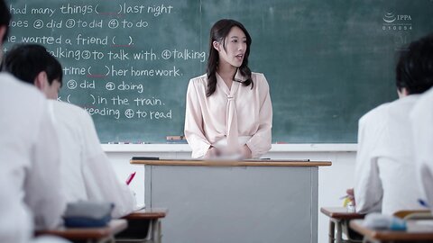 JUR-193 I Was Taught At School That A Teacher's Naked Body Is A 'blackboard. Doodle Homeroom Yuki Takeuchi