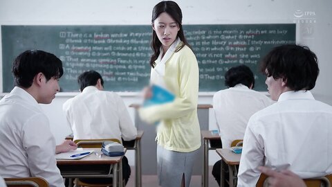 JUR-193 I Was Taught At School That A Teacher's Naked Body Is A 'blackboard. Doodle Homeroom Yuki Takeuchi