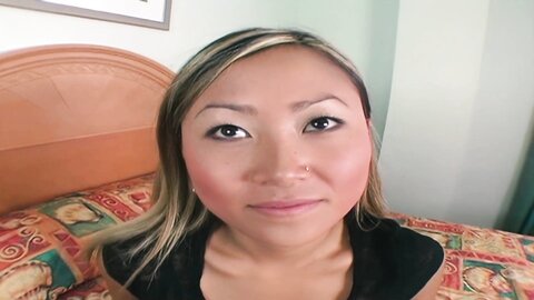 Asian Honey Kara Tai Fucked By Big White Cock Until She Squeals And