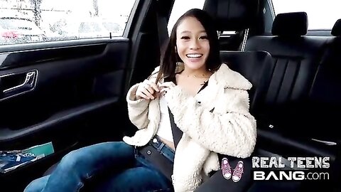 Jasmine Grey Tight Asian Hottie Never Fucked Such A Big Cock Before