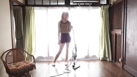 DASS-581 It Is A Hot And Humid Day When The Air Conditioner Is Broken. A Frustrated Young Country Wif...