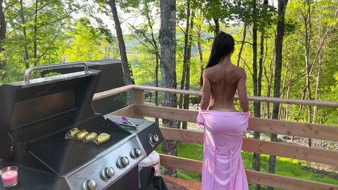 Hot Milf Rides Cock In Public