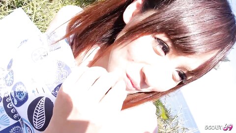 Petite Japanese Stepsister Seduce To Defloration Outdoor Fuck While Holiday Trip In Uncensored Jav Porn