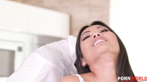 Polly Pons Cheating Asian Housewife Stretched Out In Bbc Double Penetration