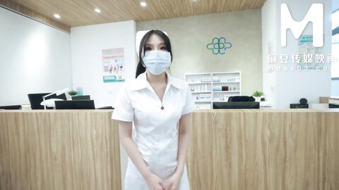 Modedia Asia Please Cum In My Horny Mouth Pussy Nurse Porn Feat Li Rong Rong