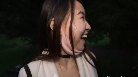 Public Agent Cheeky Asian Wants To Pay To Fuck His Massive Fat Cock