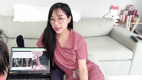 Amaf Medical Student Elle Lee Returns The Favor To Her Tutor Elle Lee
