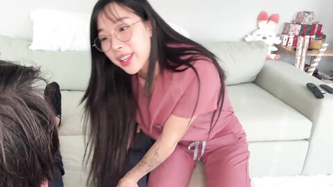 Amaf Medical Student Elle Lee Returns The Favor To Her Tutor Elle Lee