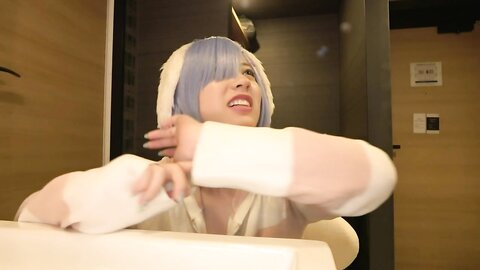 420POW-074 Amateur Hoi Hoi POWER-Gonzo-Beautiful Girl-Cosplay-Neat-Small-Small Breasts-Lotion-Oil-Convulsion...