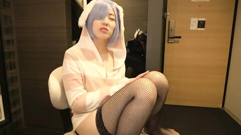 420POW-074 Amateur Hoi Hoi POWER-Gonzo-Beautiful Girl-Cosplay-Neat-Small-Small Breasts-Lotion-Oil-Convulsion...