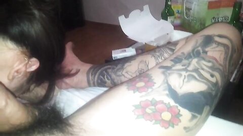 Homemade Korean Pale Skin Girl Giving Sex With Tattoo Guy