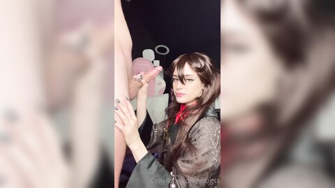 Soogsx Hu Tao Bj Blowjob Cum On Face
