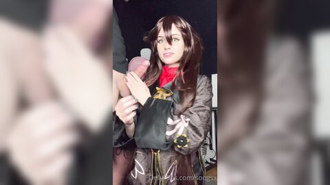 Soogsx Hu Tao Bj Blowjob Cum On Face