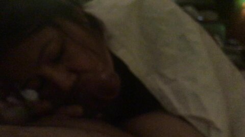 My filipina MILF bitch Marie G. giving me a blowjob in the morning, Tubao Sex Scandal