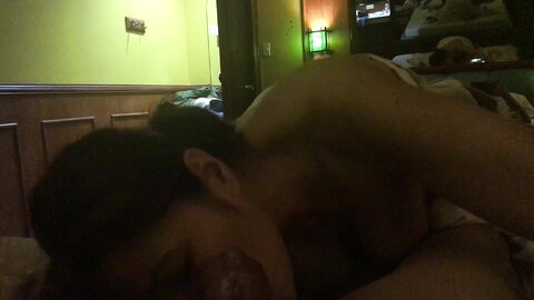 My filipina MILF bitch Marie G. giving me a blowjob in the morning, Tubao Sex Scandal