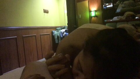 My filipina MILF bitch Marie G. giving me a blowjob in the morning, Tubao Sex Scandal