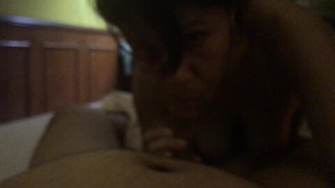 My filipina MILF bitch Marie G. giving me a blowjob in the morning, Tubao Sex Scandal