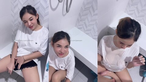⚫️明星级颜值，极品巨乳肥臀，网黄女神【Jeenzen】69G福利⒇，被金主包养，日常各种性爱，多个场景，全程无尿点