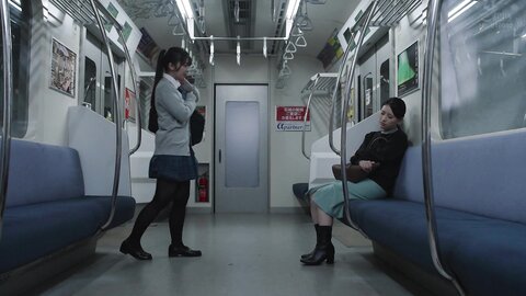 BOKO-019 My Lip (Chu!) Friend I Only See On The Train Yuri Sasahara, Rion Izumi