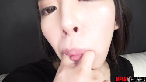 Japan Ff  Ikumi'S Femdom Finger Fucking In Her Throat Saliva Symphony
