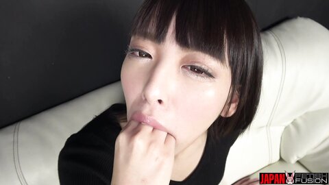 Japan Ff  Ikumi'S Femdom Finger Fucking In Her Throat Saliva Symphony