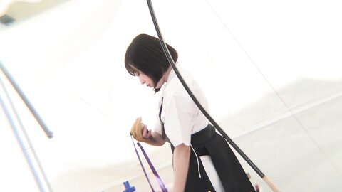 SDAM-138 Kyudo Club Girl Aya Tsukino, A Timid Girl With A Short Cut Who Falls When Her Body Is Targeted...