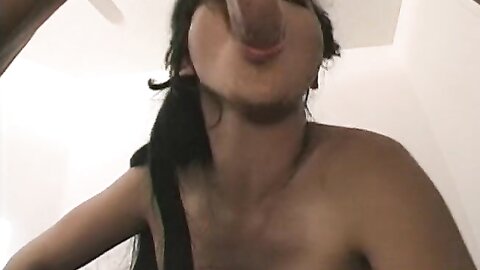 Asian Babe And Her Girlfriend Get Rough Dp From A Older White Man And A