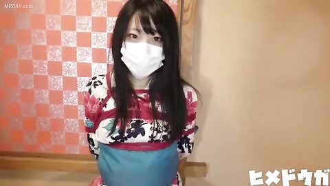 FC2-PPV-1138475JDサヤカ18才その５、浴衣緊縛、プチ女体盛り、ソーププレイ、