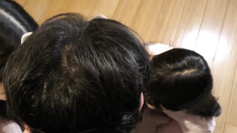 Japanese Teens In Uniform Get Down And Dirty In A 4k Threesome