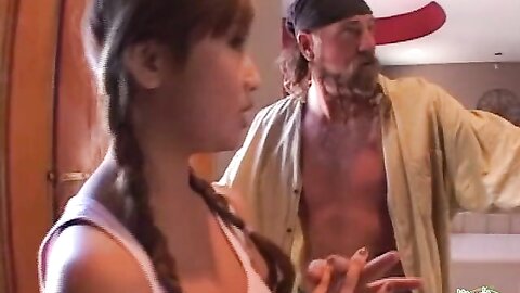 This Shy Asian Cutie Gets Fucked In A Threesome For The First Time