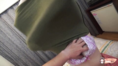 Cute Redhead Asian Haruka Has An Intense Orgasm While Playing With Her