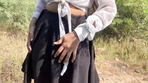 Srilankan Cute Step Sis Doggy Sex And Rough Fuck In Jungle Outdoor