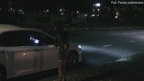 越南骚浪反差妹「Miuzxc」打车回家发现钱包掉了，只好答应司机肉偿，混蛋司机在车上无套操了喔两次才肯放我走