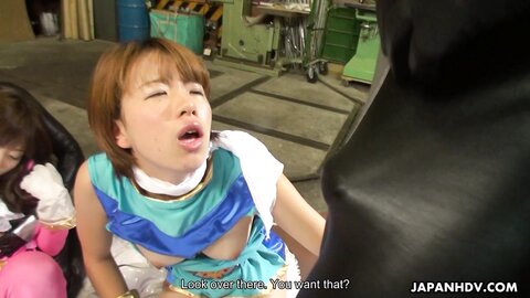 Asian  Galactic Sentai Brave Are Captured And A Sex Orgy Ensues 241