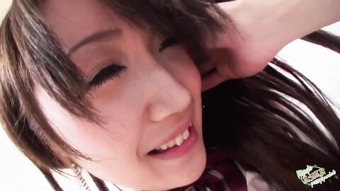 Busty Sweetie In A Uniform Gets Pleased With A Vibrator And Fingers