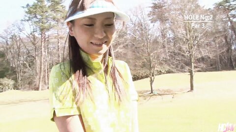 Asian  Girl Golfers Need Liquid Protein 53