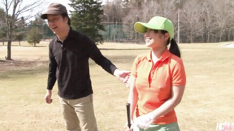 Asian  Girl Golfers Need Liquid Protein 53
