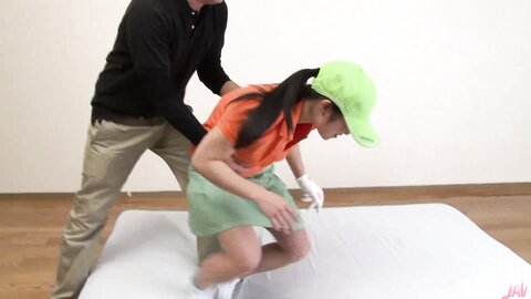 Asian  Girls Do It All To Win The Golf Tournament 52