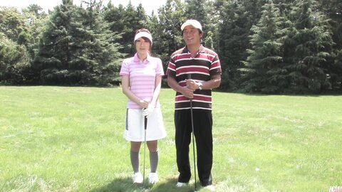 Asian  Amateur Golfer Learns To Handle Delicate Balls 1