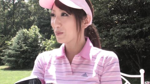 Asian  Amateur Golfer Learns To Handle Delicate Balls 1