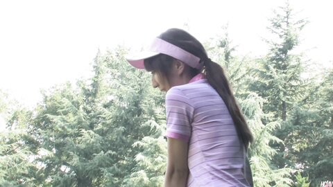 Asian  Amateur Golfer Learns To Handle Delicate Balls 1