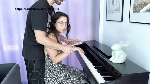 My Piano Teacher Cum On My Pussy