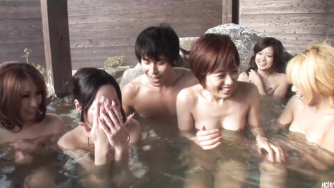 Asian  Depraved Japanese Orgy At The Hot Spring 14