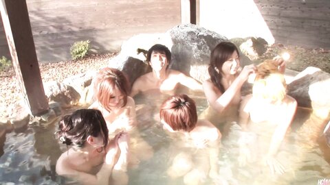 Asian  Depraved Japanese Orgy At The Hot Spring 14
